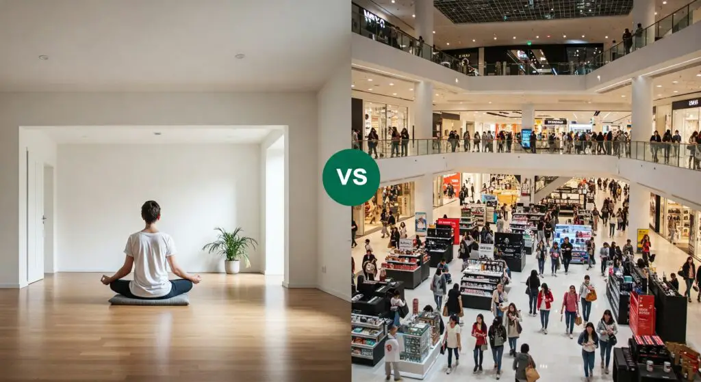 Minimalism vs. Consumerism