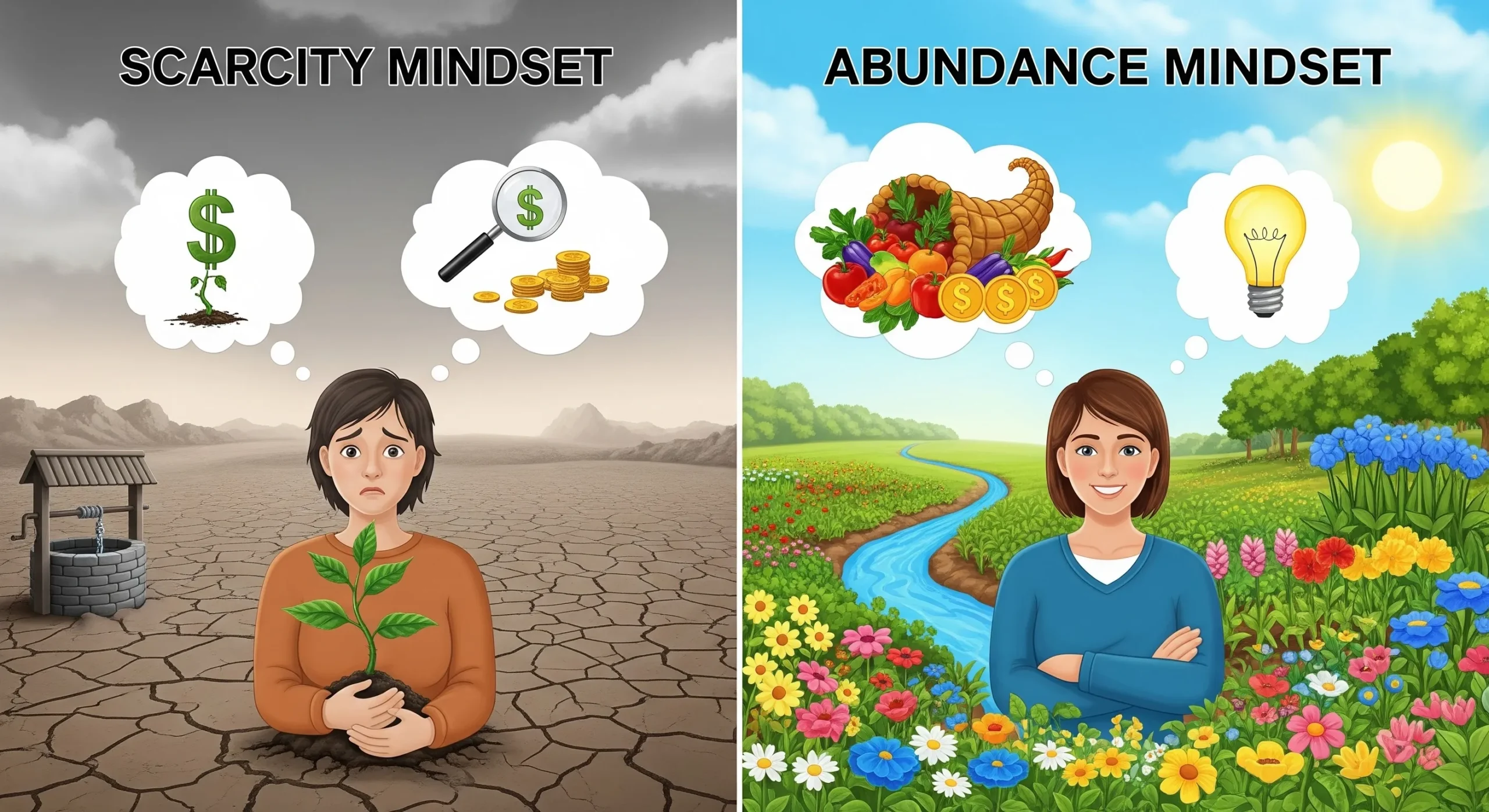 Scarcity Mindset vs Abundance Mindset